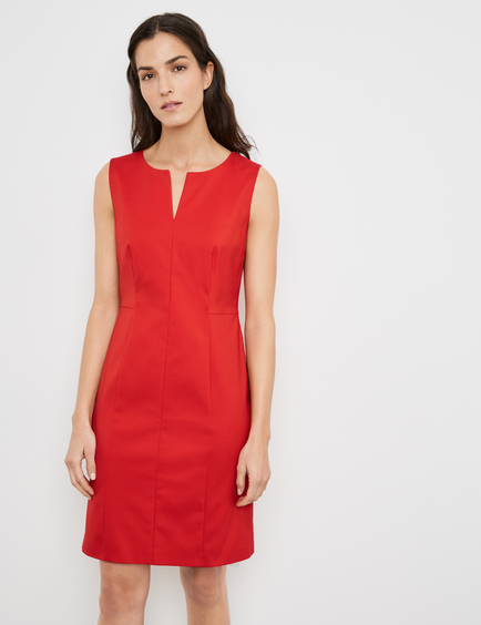 Sheath dress with added stretch in Red | GERRY WEBER