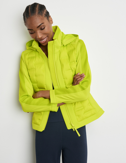 Mustard puffer cheap jacket women's