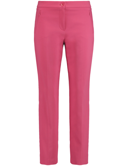 Gerry Weber Pants Leisure Condensed Womens Clothing Trousers Slacks and Chinos Straight-leg trousers Pink 