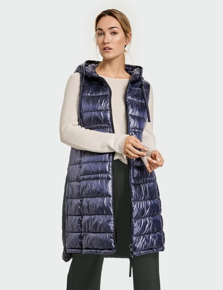 womens body warmer long