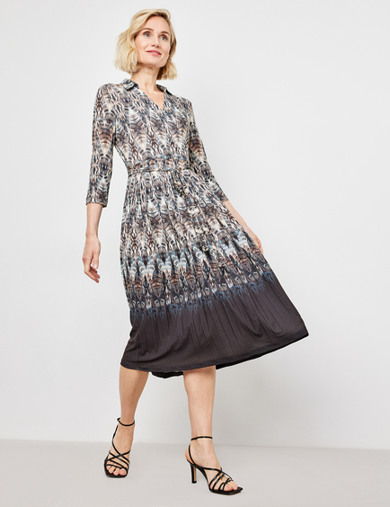 Gerry Weber Jersey Dress abstract pattern casual look Fashion Dresses Jersey Dresses 