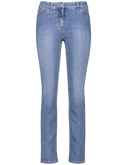 mængde af salg homoseksuel Endelig Five-pocket jeans, Straight Fit Romy in Blue | GERRY WEBER