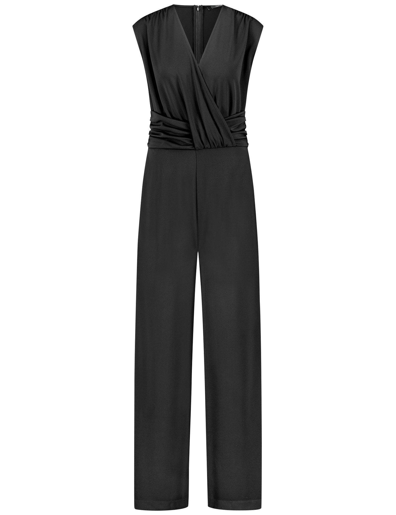 TAIFUN Damen Eleganter Jumpsuit Schwarz, 38