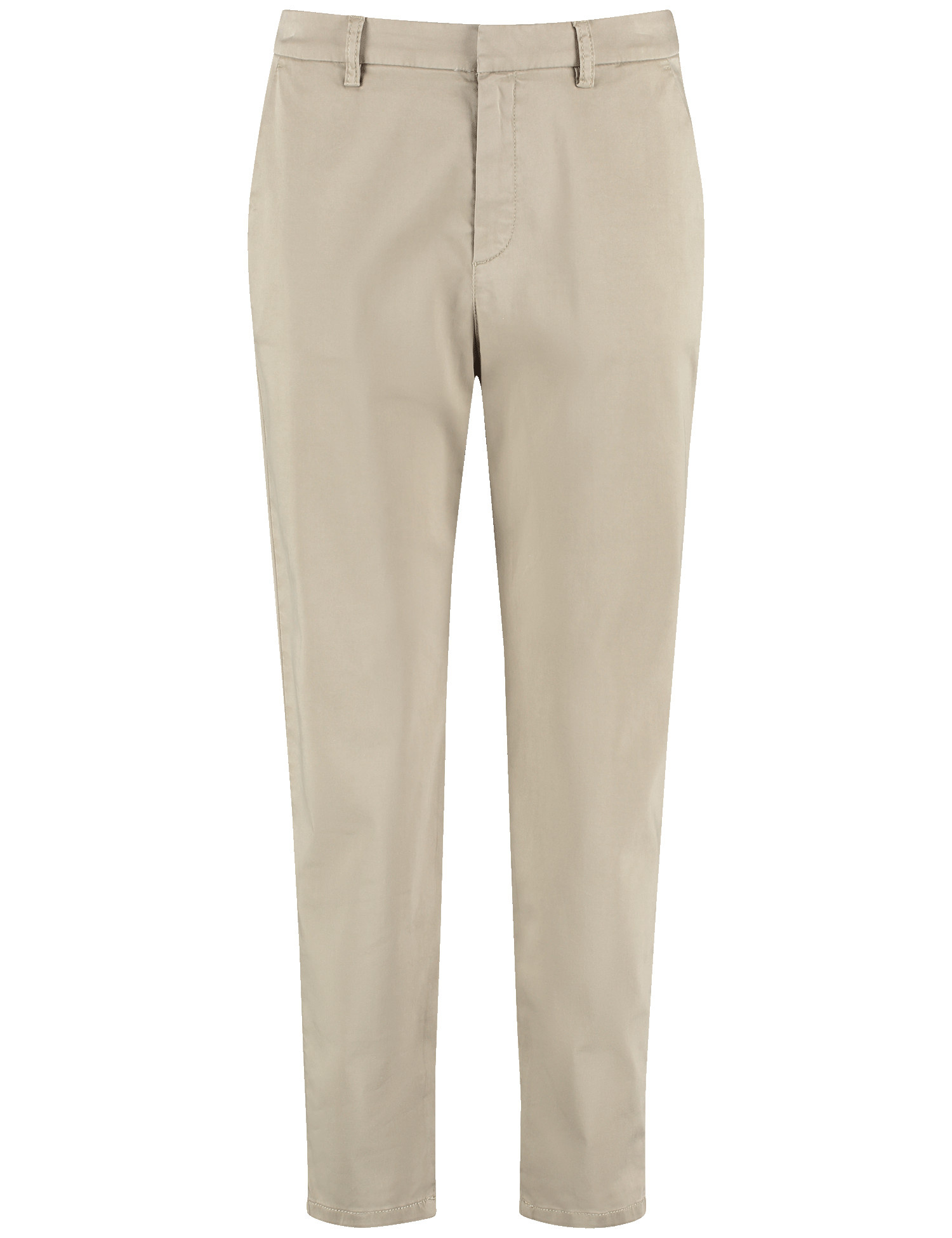 TAIFUN Damen 7/8 Chino aus Baumwoll-Stretch Baumwolle Normale Leibhöhe Braun, 42