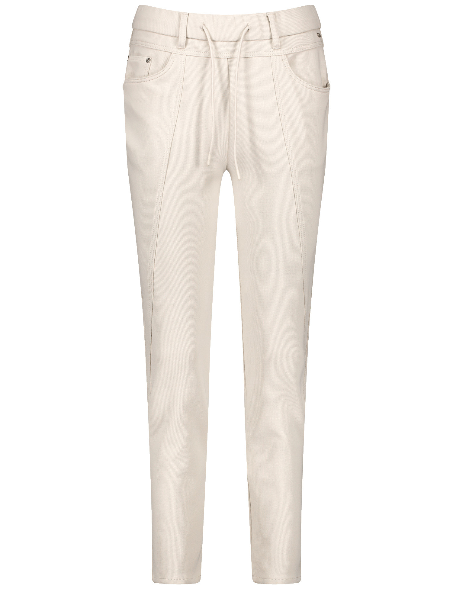 GERRY WEBER Damen Lässige Hose KA꞉JA JOGG PANT Mittlere Leibhöhe Beige, 42