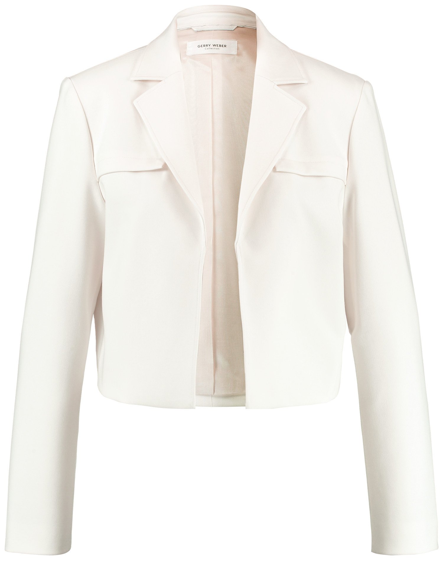 GERRY WEBER Damen Eleganter Kurzblazer 46 cm cm Weiss, 48