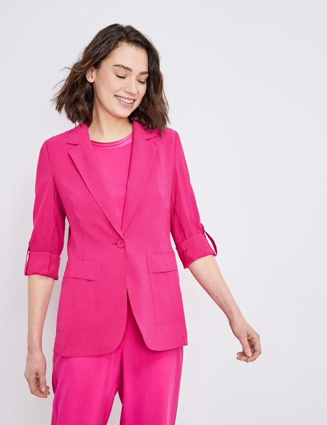 fuchsia coat zara