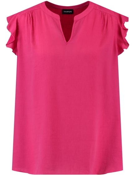 scoop neck sleeveless blouse