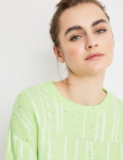 Pullover mit Pailletten