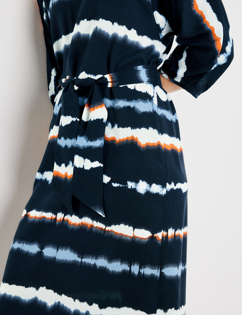 EcoVero dress with a batik print