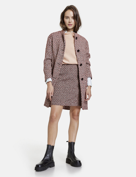 boucle short coat