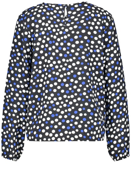 Colorful polka hot sale dot blouse