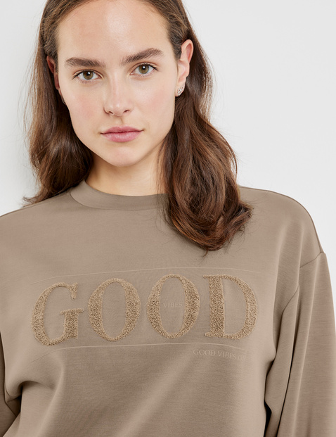 Sweatshirt mit Wording