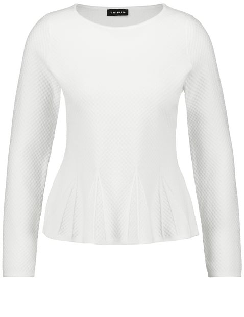 peplum jumper shirt