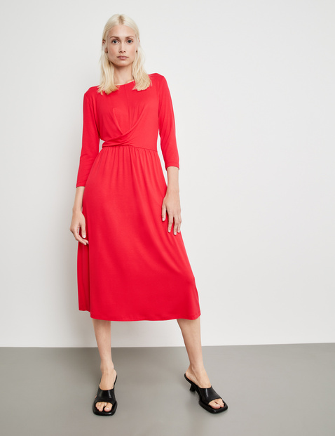 Jerseykleid mit Wickeloptik in Rot GERRY | WEBER
