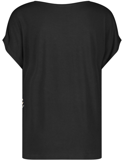 Ale beddengoed Inwoner Shirt met korte mouwen in Zwart | GERRY WEBER