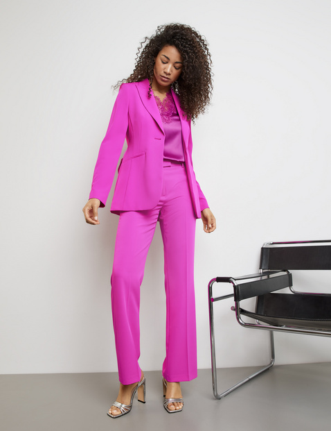 Hot Pink Pantsuit for Women, Pink Flared Pants Suit With Fitted Blazer, Pink  Formal Blazer Trouser for Women, Formal Womens Wear Office 