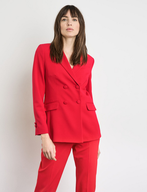 Double-breasted blazer in Red | GERRY WEBER