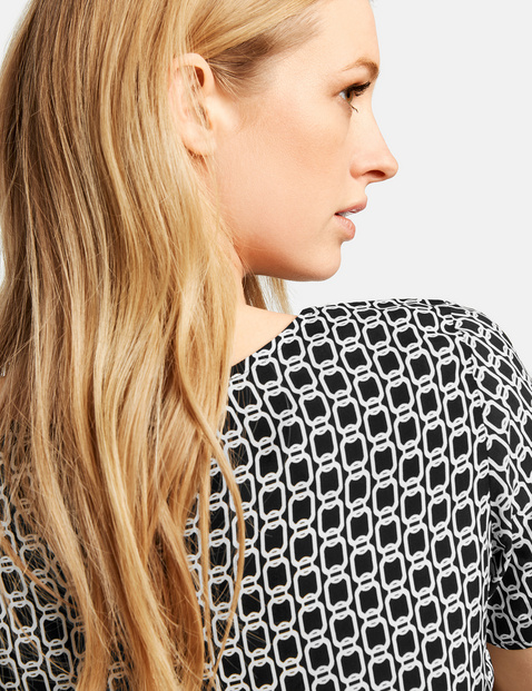 All-over print blouse