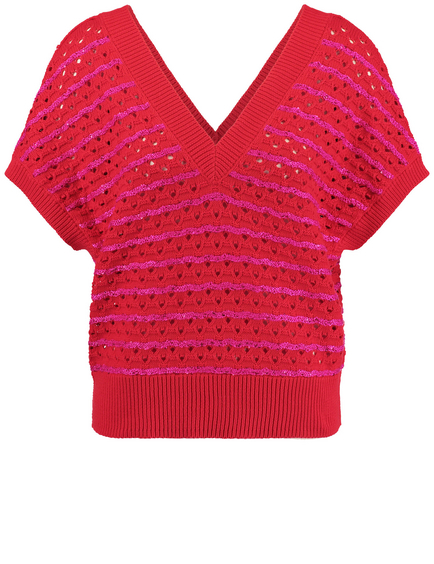 Fine knit short sleeve jumper best sale