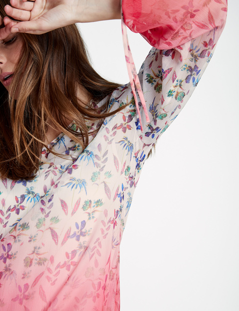 2-in-1 blouse met bloemenprint