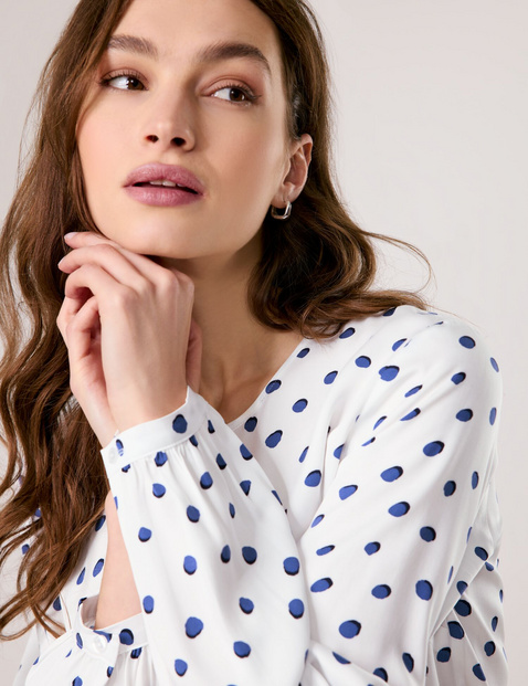 Bluse mit Dots-Print