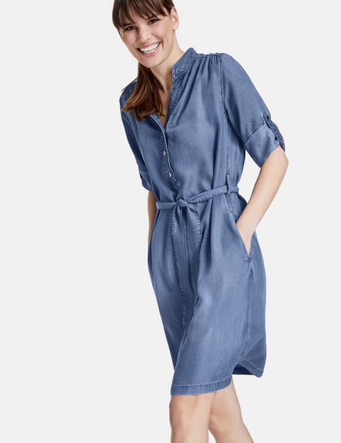 denim lyocell dress