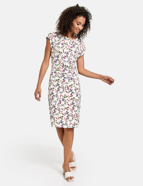 floral print jersey dress