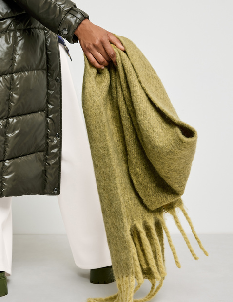 Aas invoeren Observeer Warme sjaal met franjes in Groen | GERRY WEBER