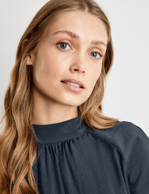 Blouse with a turtleneck