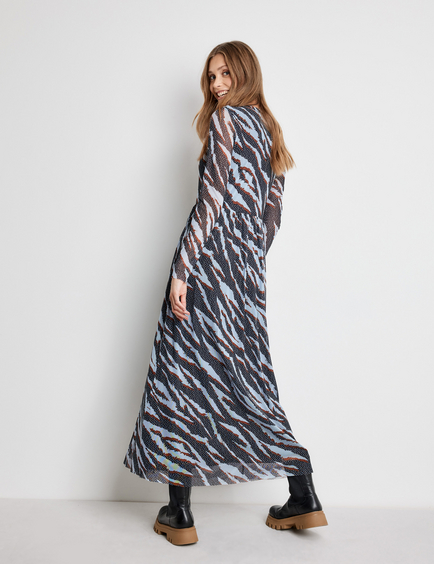 gebrek tentoonstelling belasting Maxi-jurk met tijgerprint