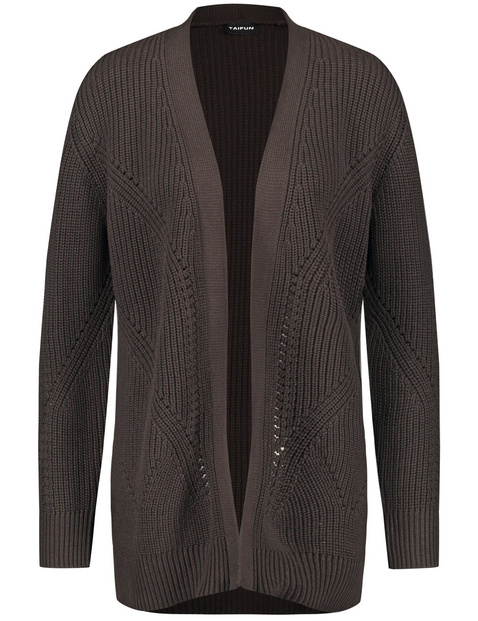 Essentials Gebreid vest bruin casual uitstraling Mode Vesten Gebreide vesten 