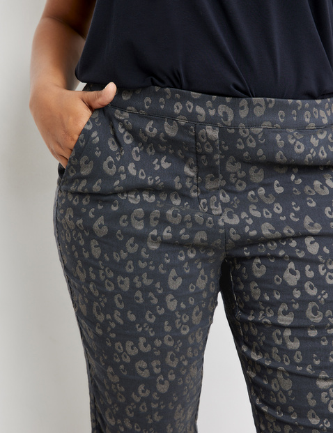 7/8-Hose mit Animal-Dessin Greta