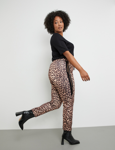 Cheetah sales print tracksuit