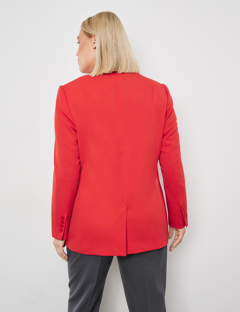 Red long blazer hot sale