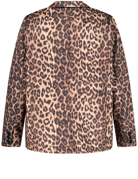 Long on sale leopard blazer