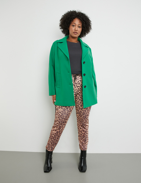 leopard print light jacket