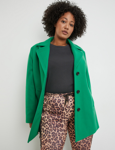 Green hot sale leopard jacket