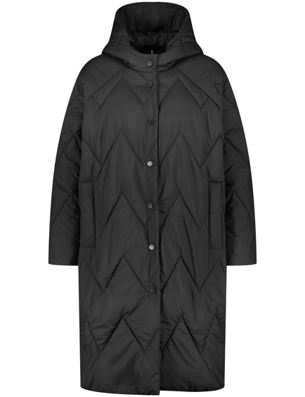 Gerry weber hooded shop velvet quilted coat