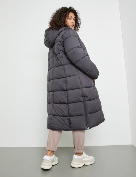 Reversible quilted coat in Grey | GERRY WEBER