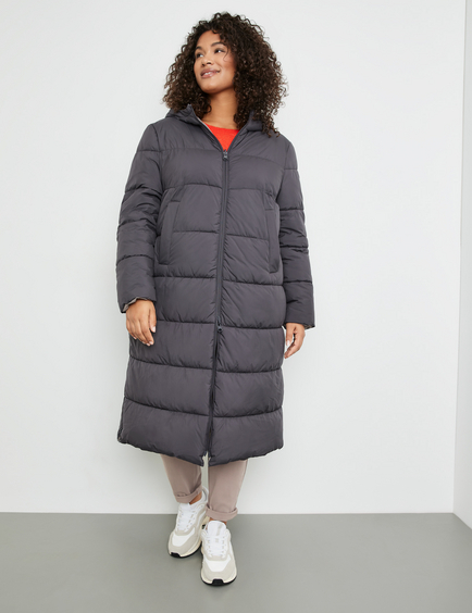 Reversible quilted coat in Grey | GERRY WEBER