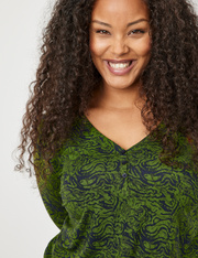 Longsleeve met een halve knoopsluiting