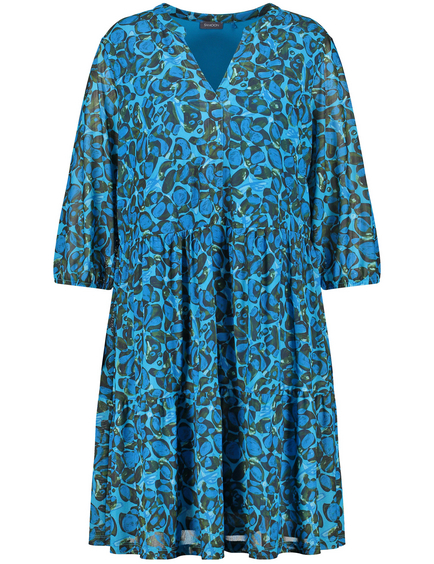 Tunikakleid mit Allover-Print in Blau | GERRY WEBER