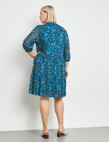 Tunikakleid mit Allover-Print in Blau GERRY | WEBER
