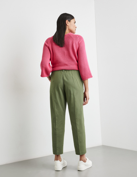 Stretch Cotton Trousers