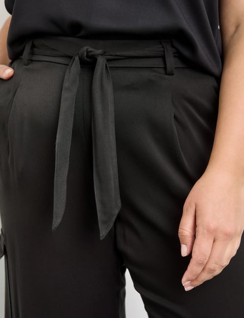 Elegante Cargohose mit fließendem Fall Carlotta