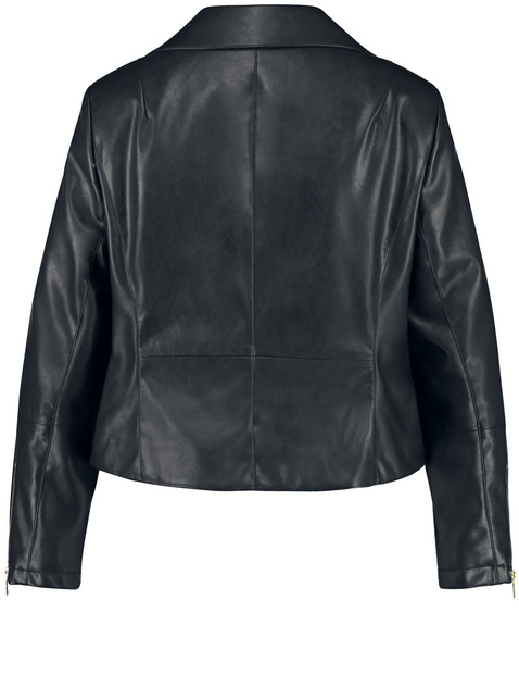 Gerry weber leather on sale jacket