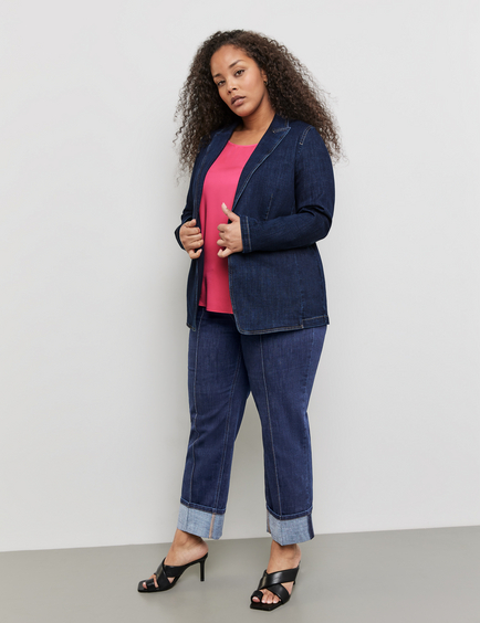 Plus size jean outlet blazer