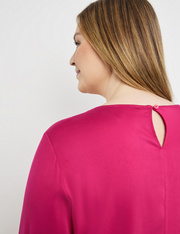 Elegante blouse met gerimpeld detail