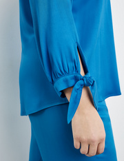 Blusenshirt mit Knoten-Details am Arm